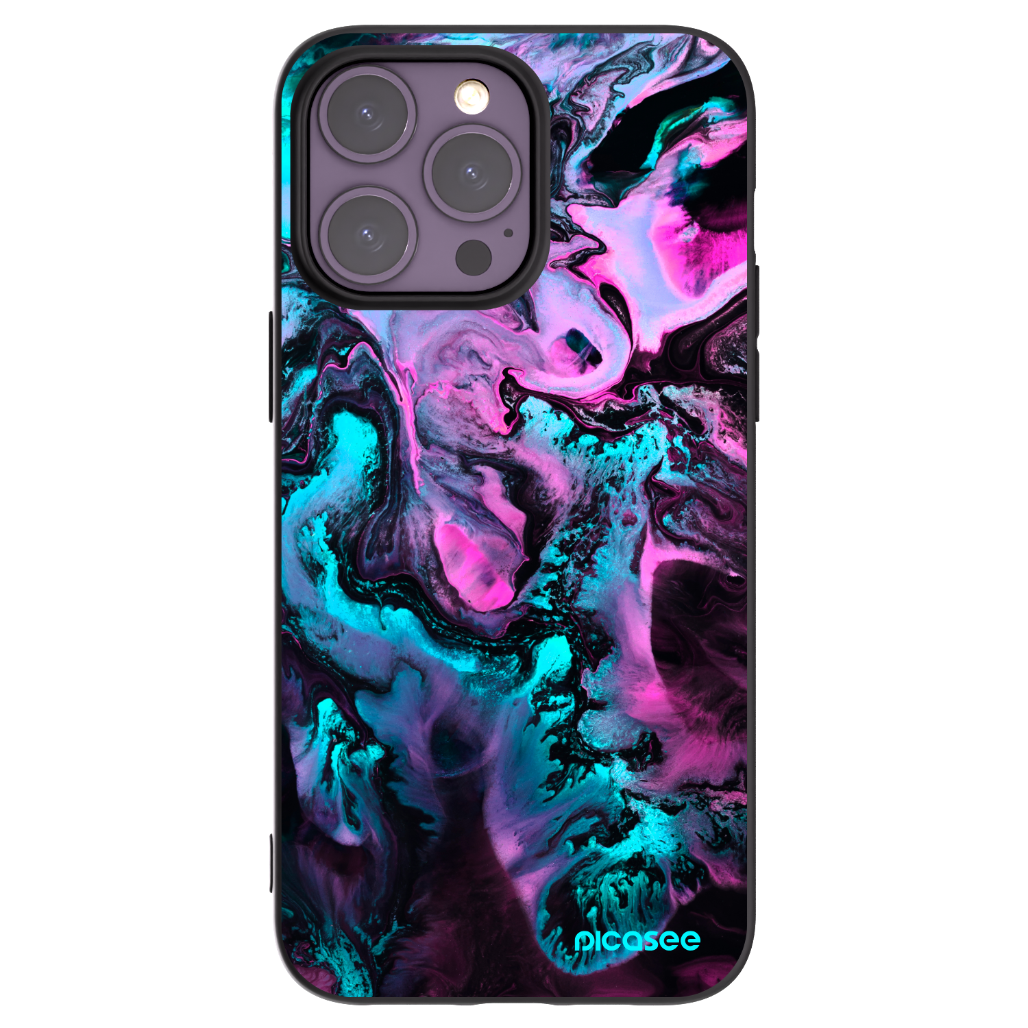 Picasee silikonski črni ovitek za Apple iPhone 14 Pro Max - Lean