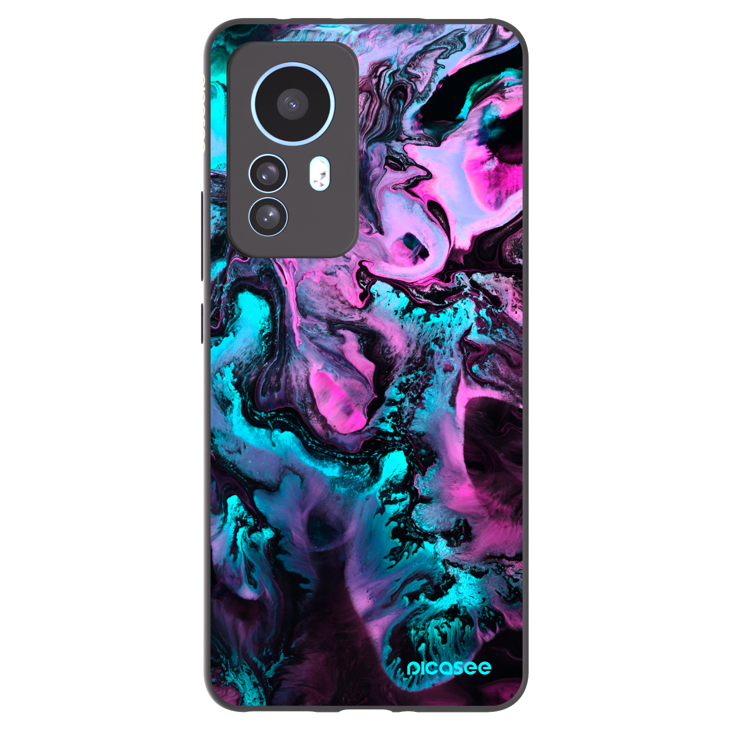 Picasee silikonski črni ovitek za Xiaomi 12T Pro - Lean