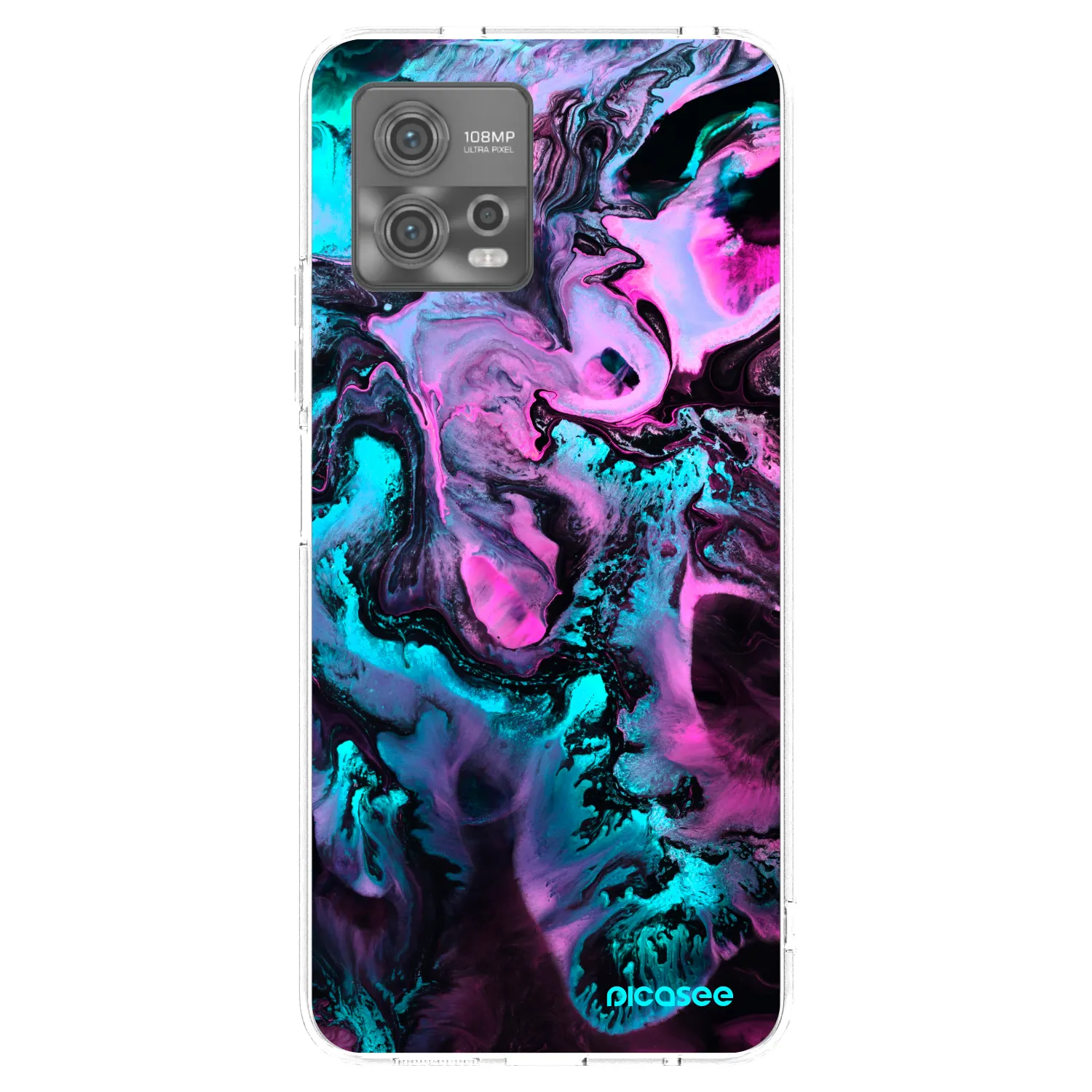 Picasee silikonski prozorni ovitek za Motorola Moto G72 - Lean