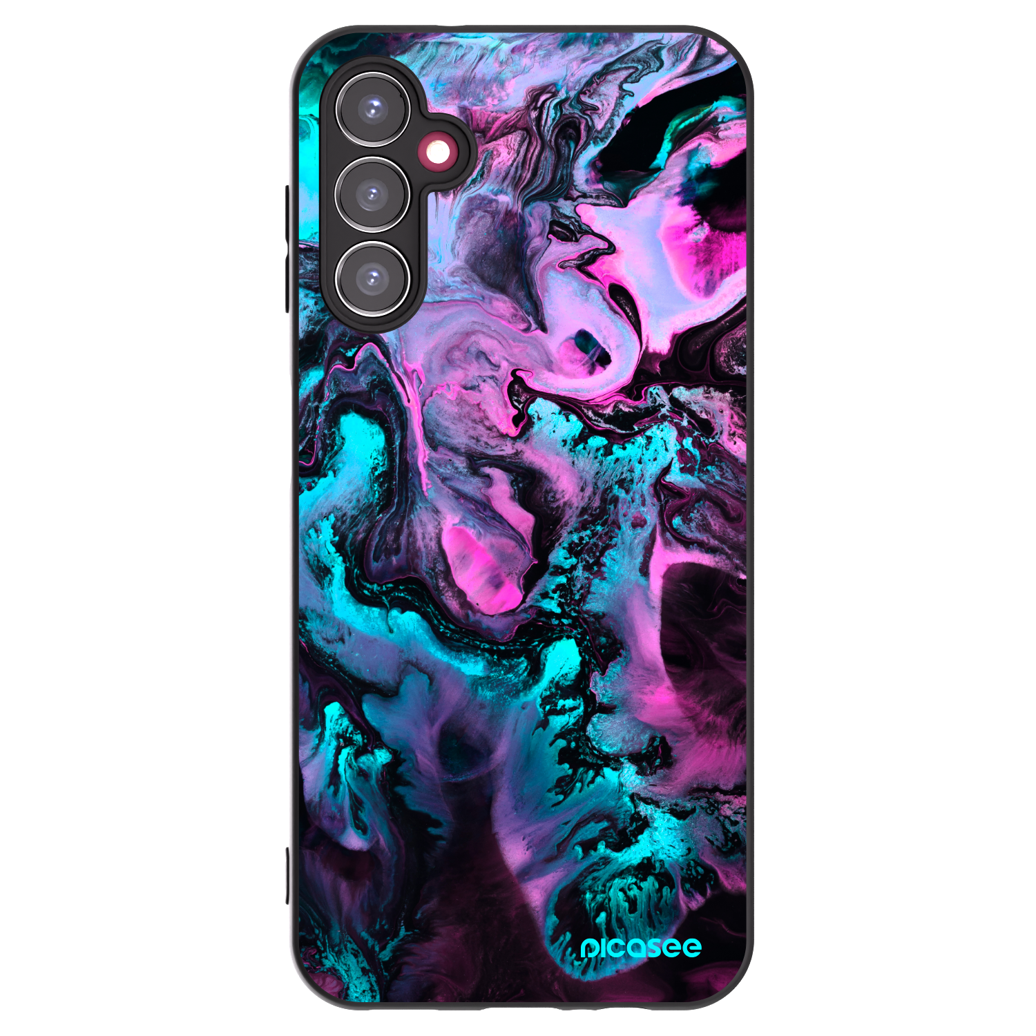 Picasee silikonski črni ovitek za Samsung Galaxy A14 4G A145R - Lean