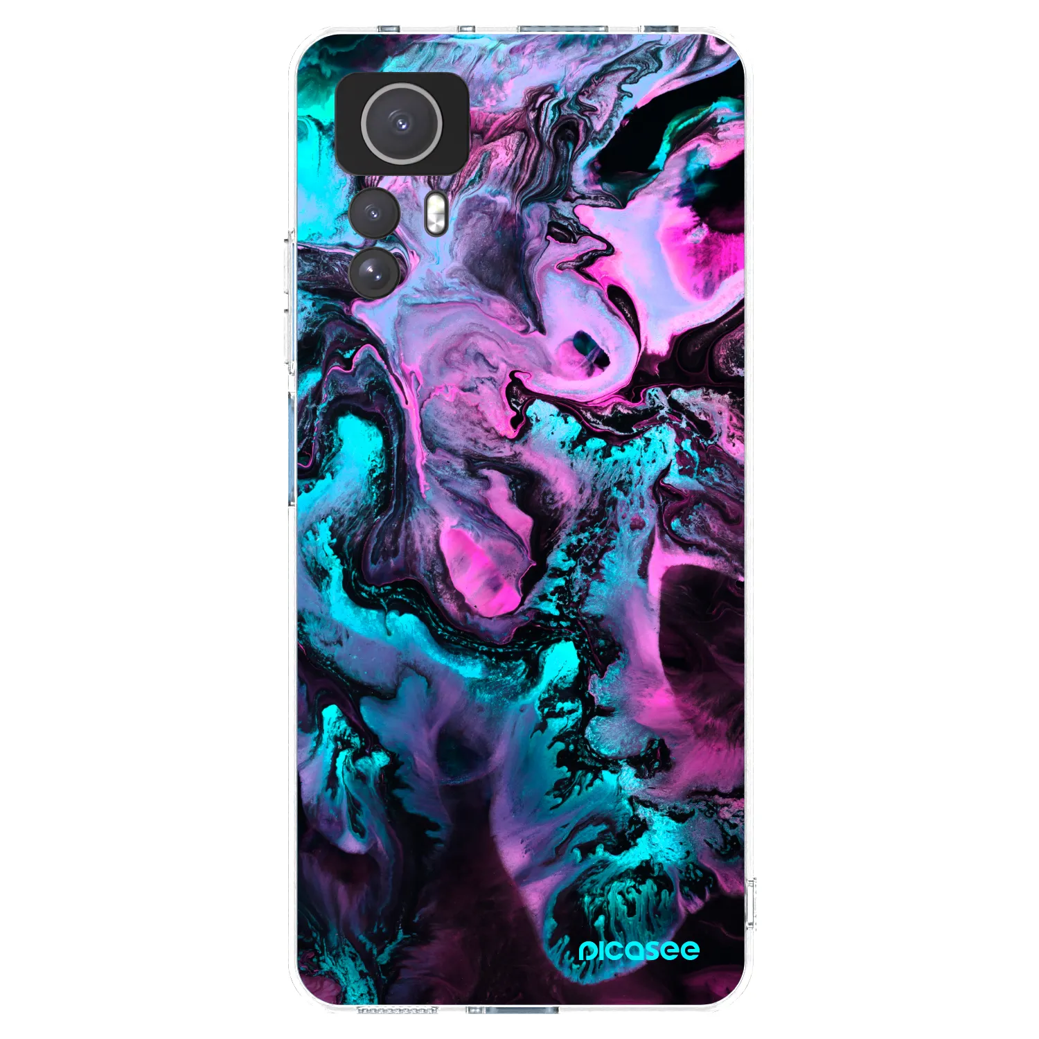 Picasee silikonski prozorni ovitek za Xiaomi Redmi Note 12S - Lean