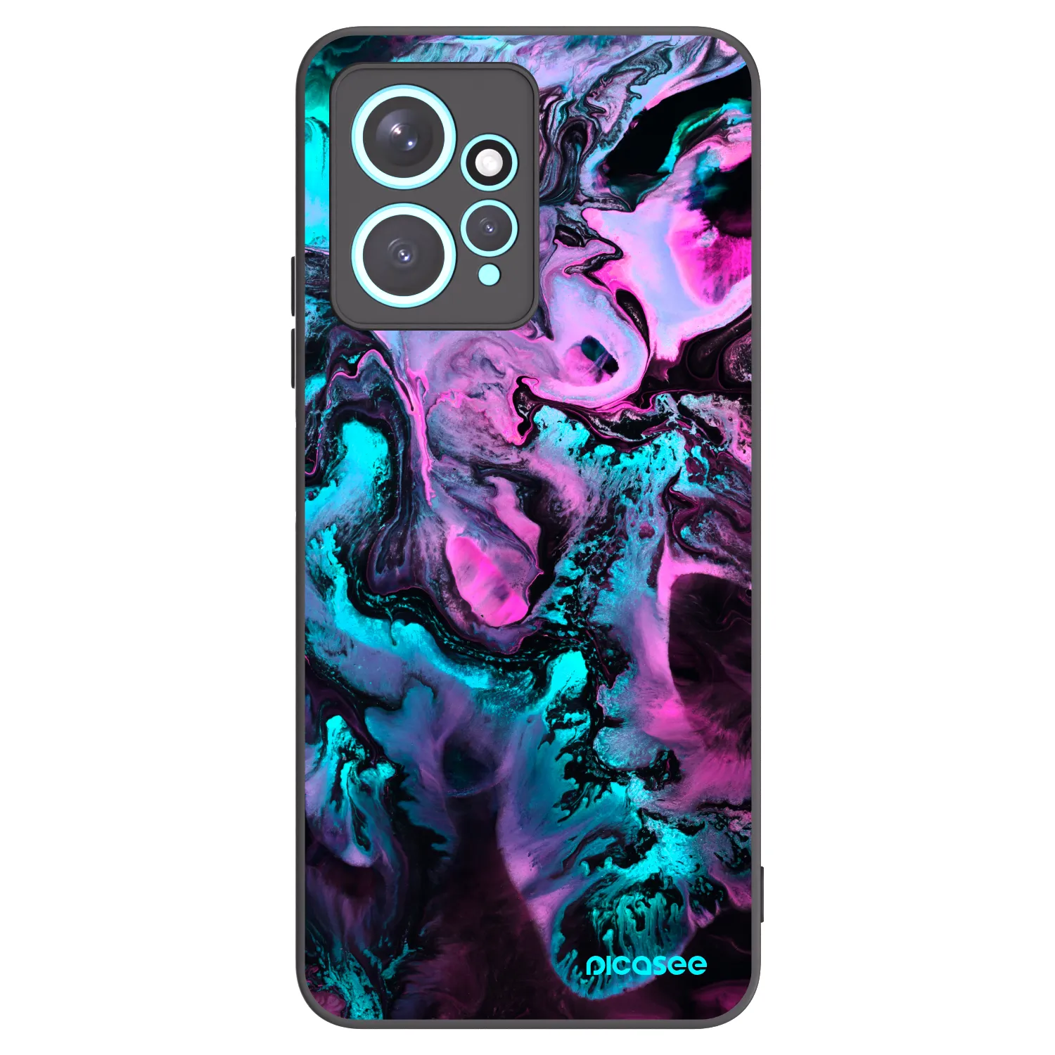 Picasee silikonski črni ovitek za Xiaomi Redmi Note 12 4G - Lean