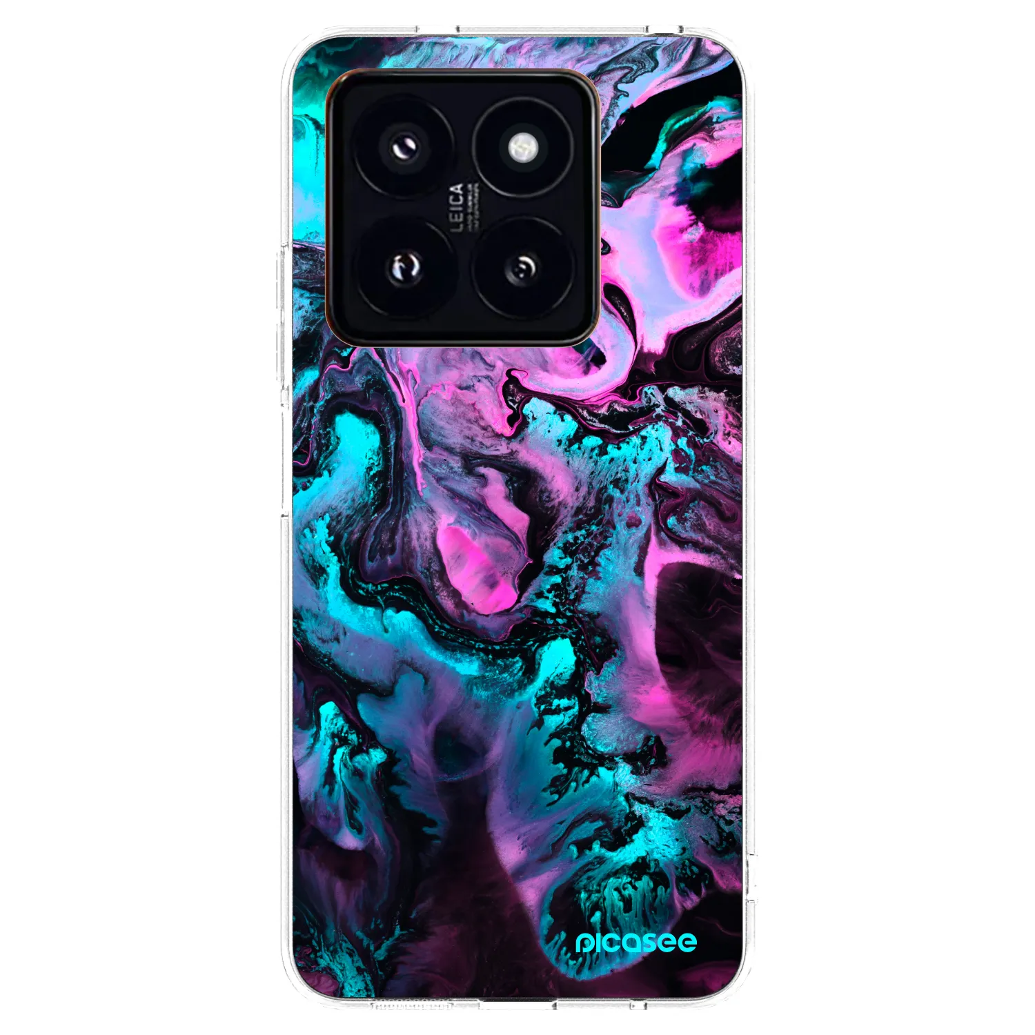 Picasee silikonski prozorni ovitek za Xiaomi 14 Pro - Lean