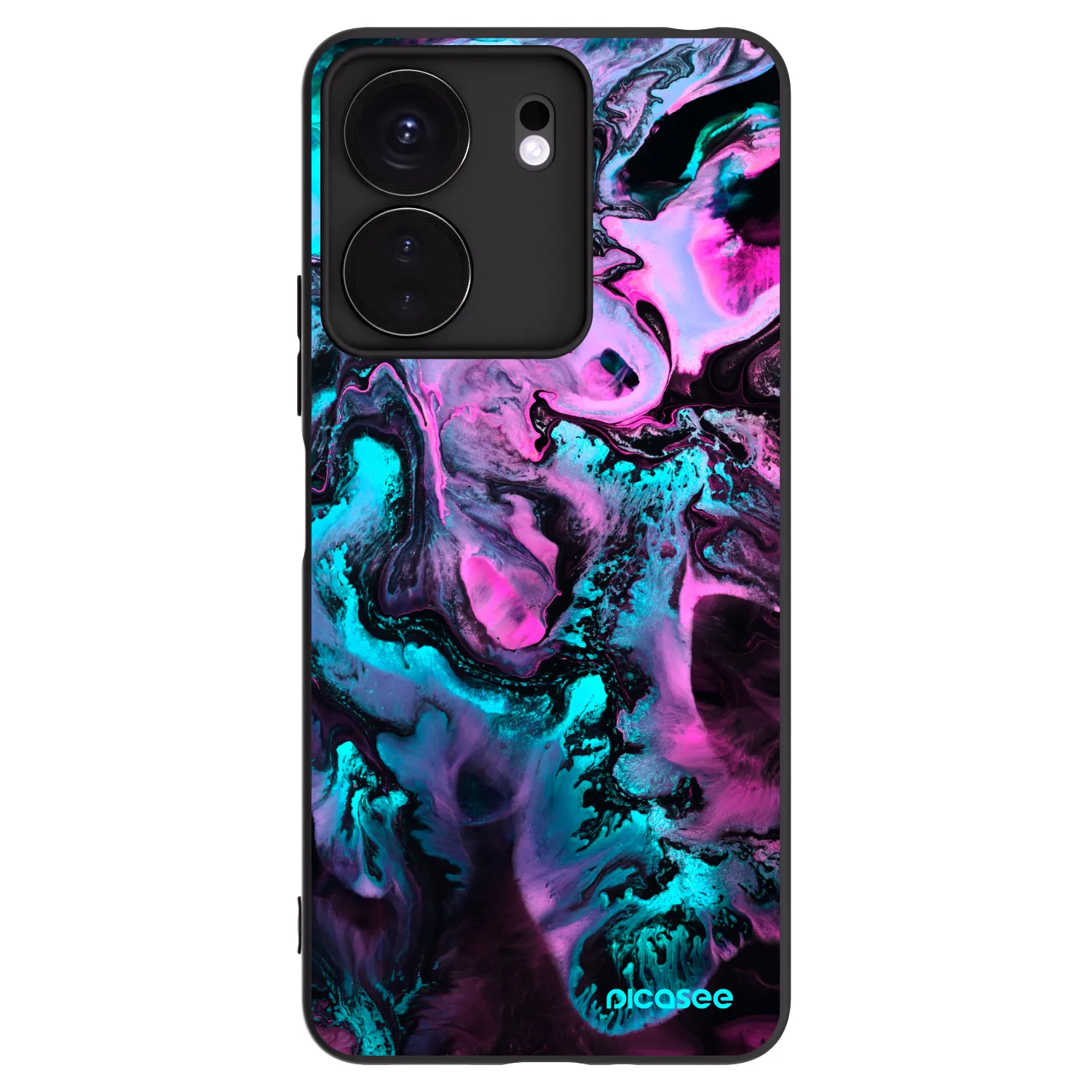 Picasee silikonski črni ovitek za Xiaomi Redmi 13C 4G - Lean