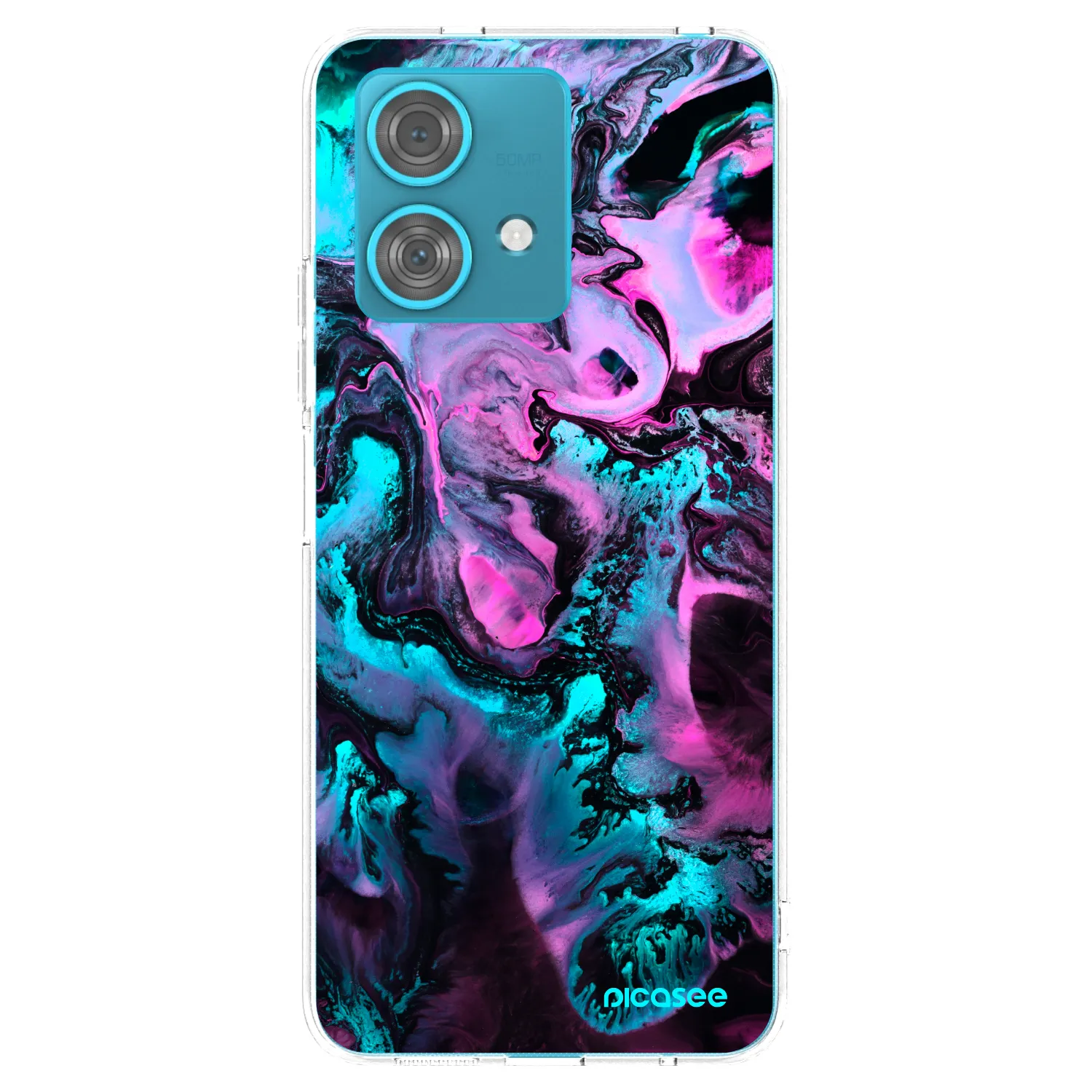 Picasee silikonski prozorni ovitek za Motorola Edge 40 Neo - Lean