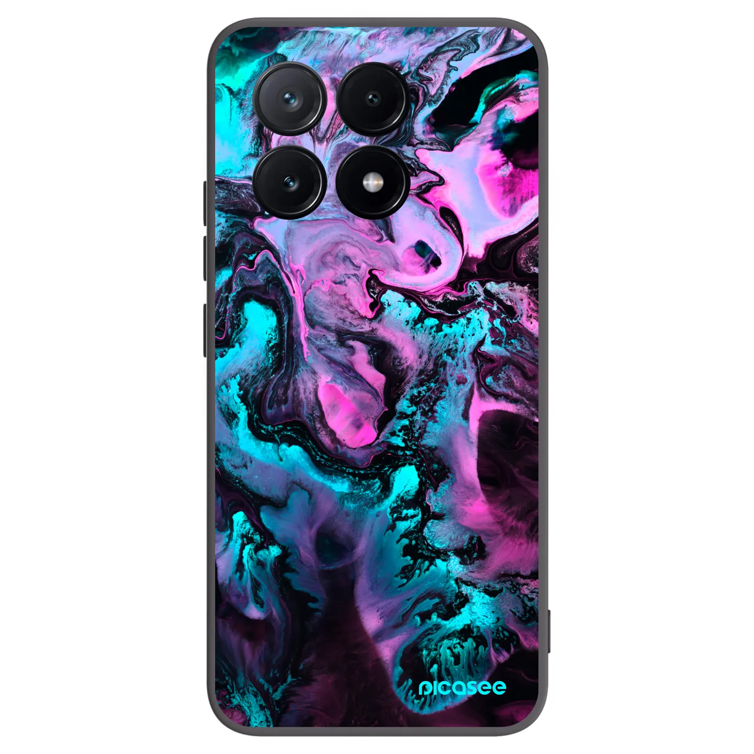 Picasee silikonski črni ovitek za Xiaomi Poco X6 Pro - Lean