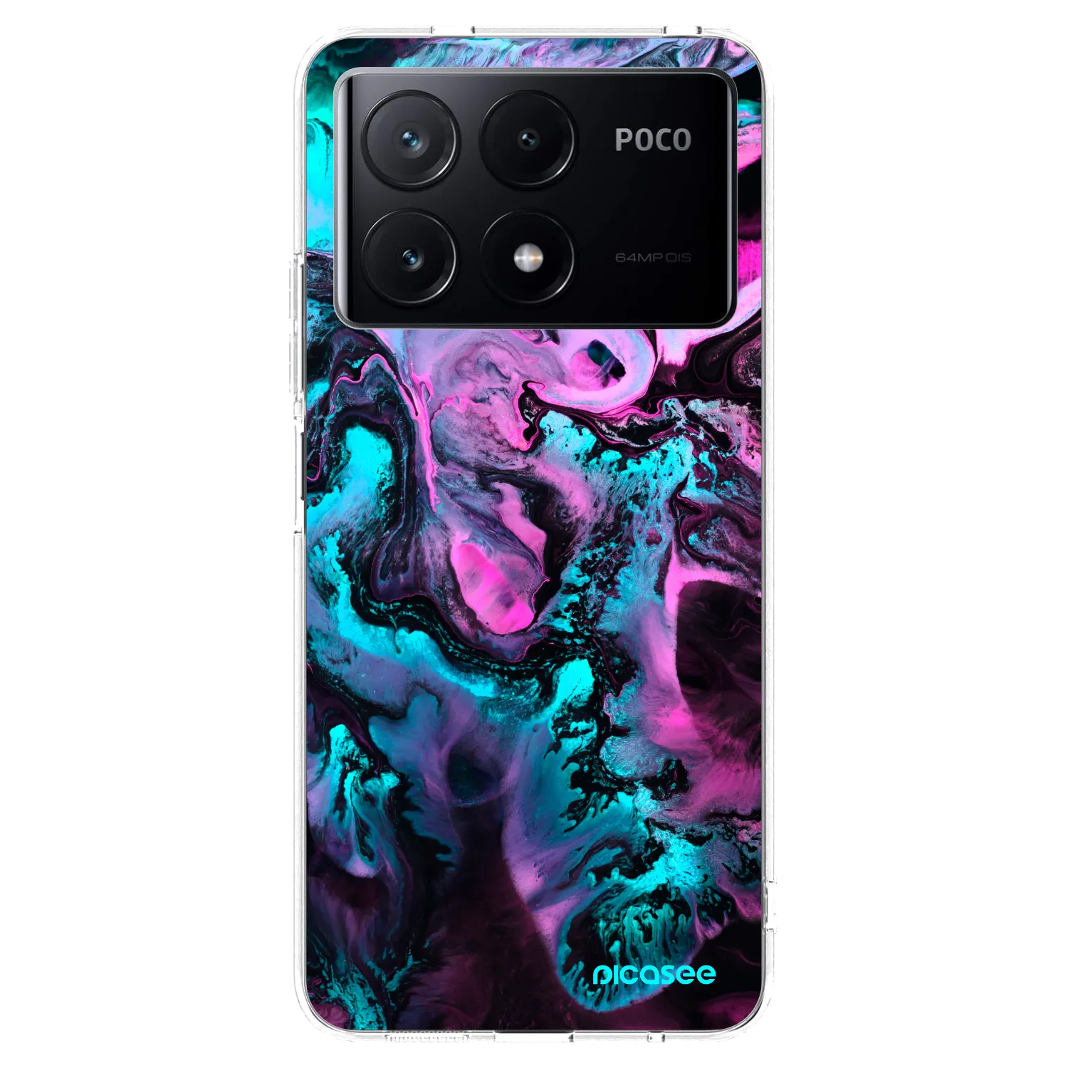 Picasee silikonski prozorni ovitek za Xiaomi Poco X6 Pro - Lean