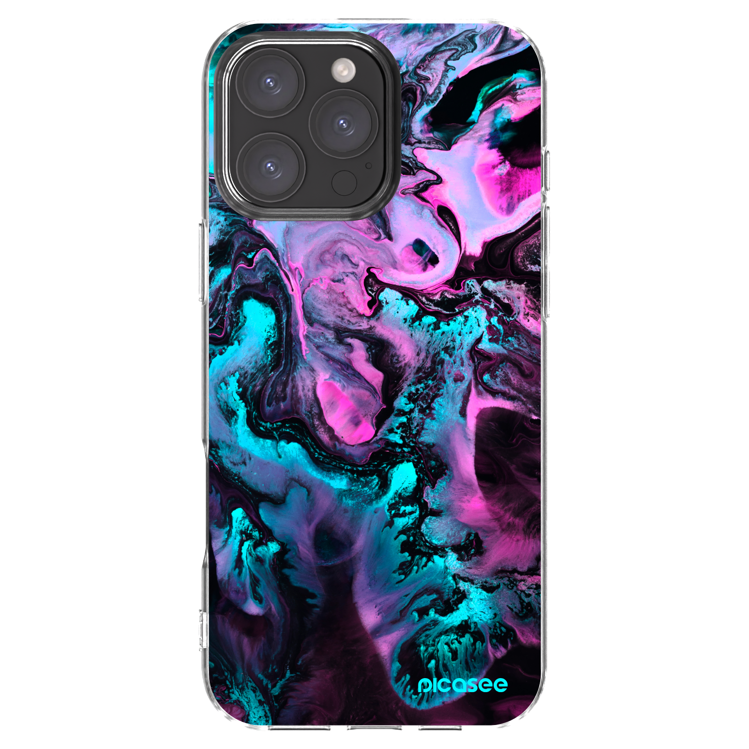 Picasee silikonski prozorni ovitek za Apple iPhone 16 Pro Max - Lean