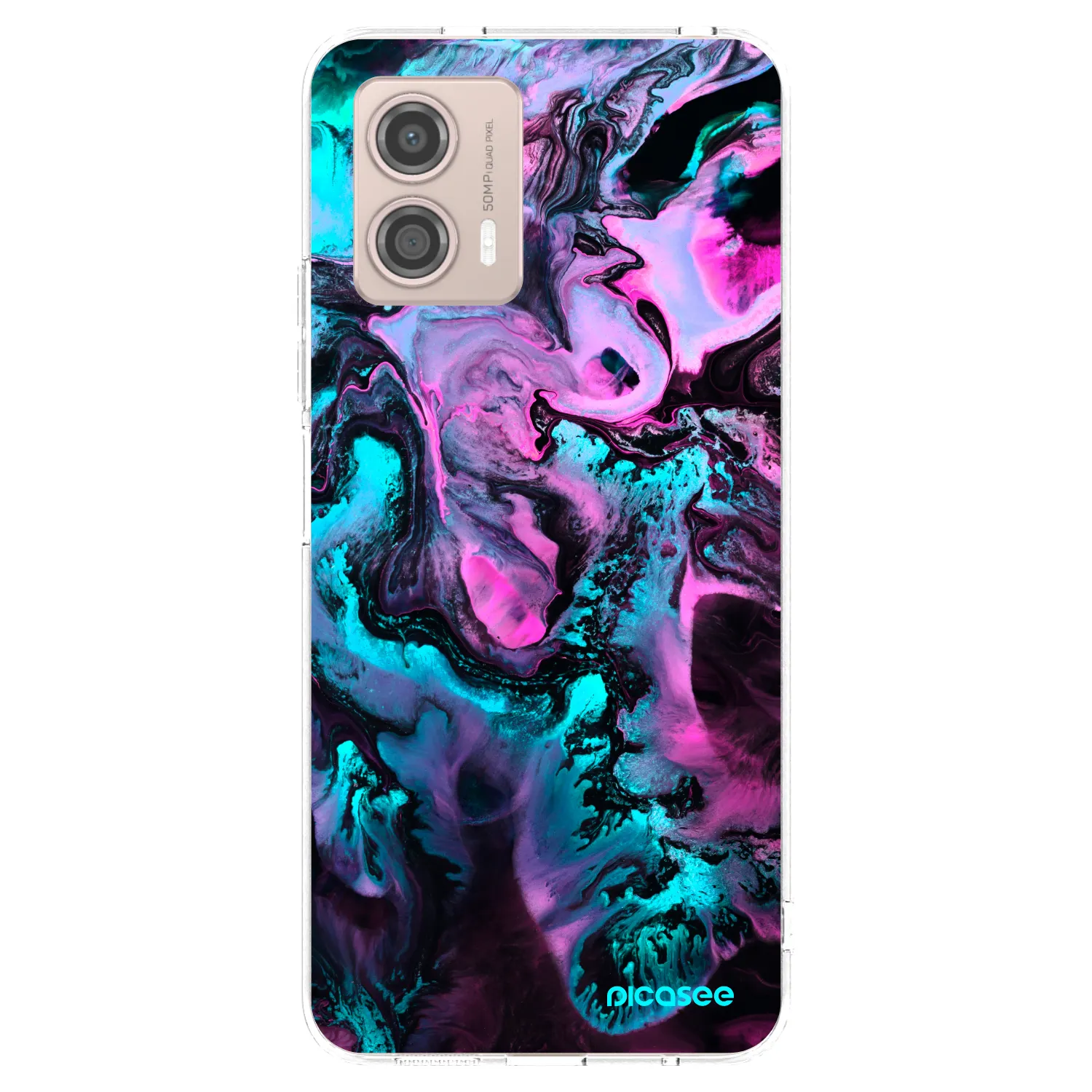 Picasee silikonski prozorni ovitek za Motorola Moto G53 5G - Lean