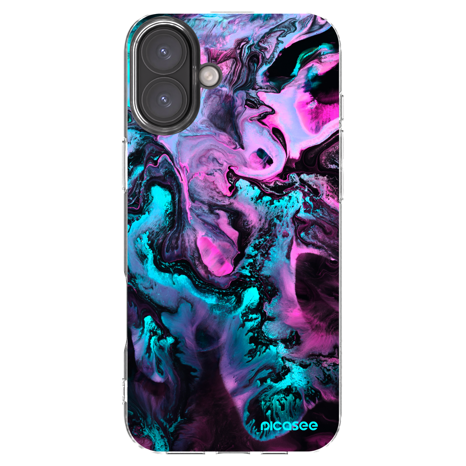 Picasee silikonski prozorni ovitek za Apple iPhone 16 Plus - Lean