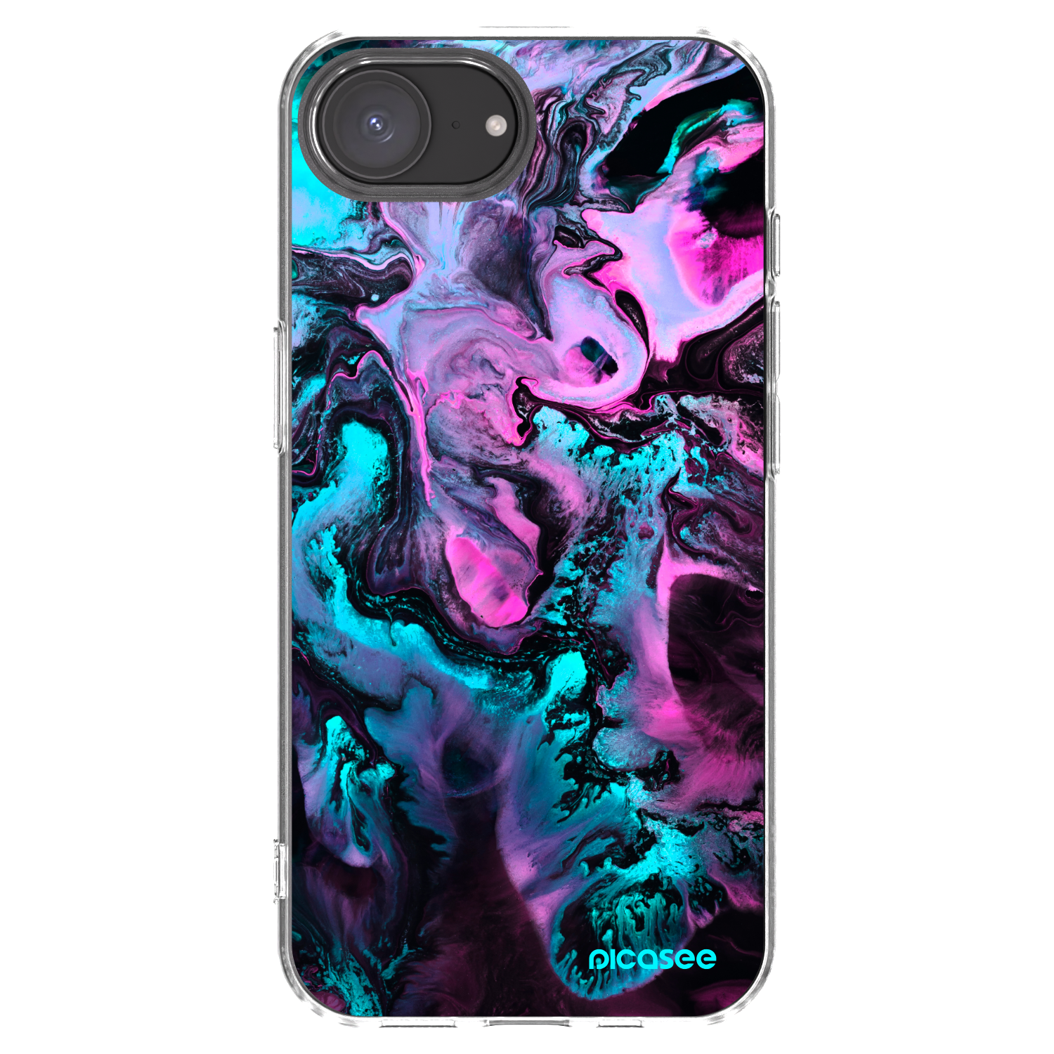 Picasee silikonski prozorni ovitek za Apple iPhone 16e - Lean