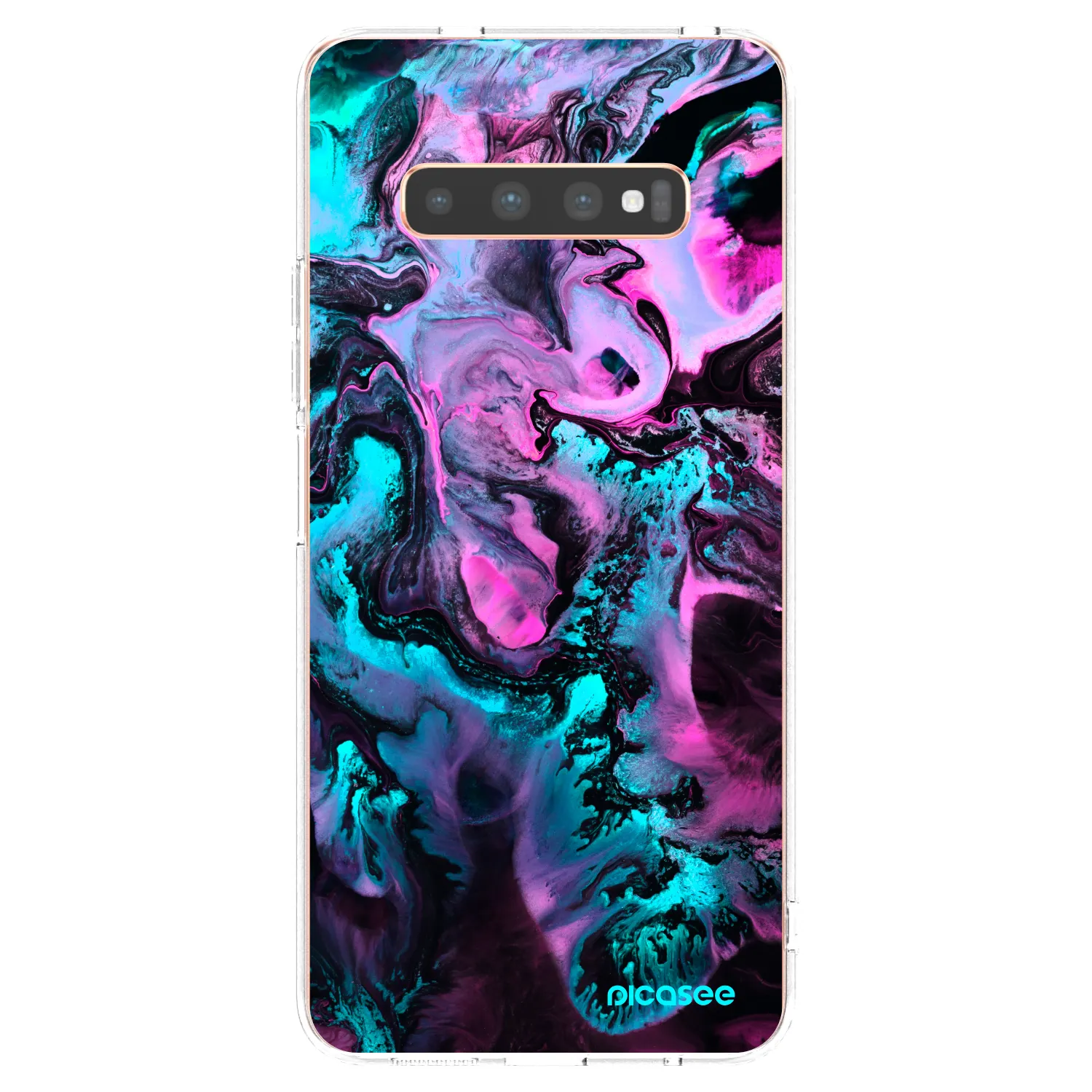 Picasee silikonski prozorni ovitek za Samsung Galaxy S10 Plus G975 - Lean