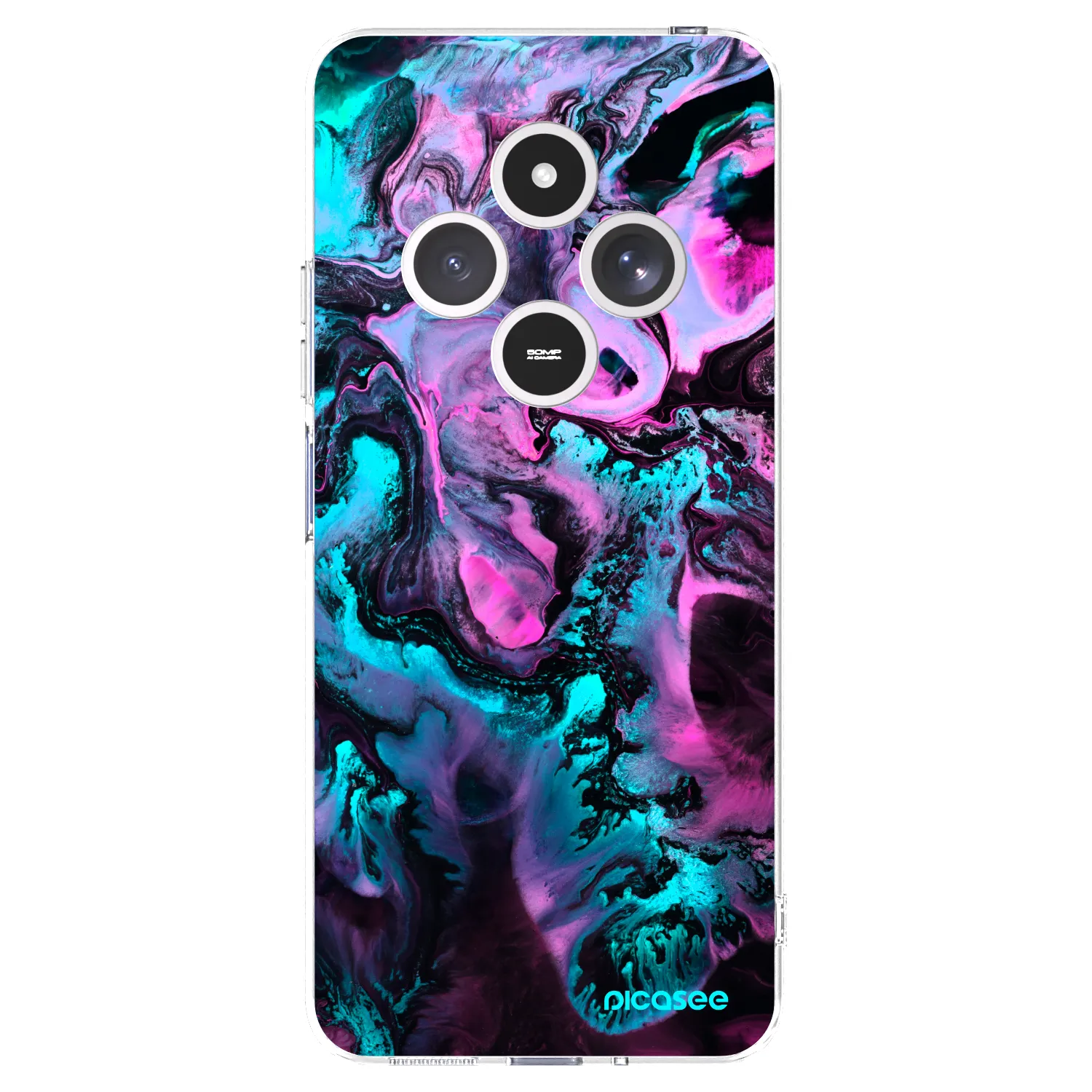 Picasee silikonski prozorni ovitek za Xiaomi Redmi 14C - Lean