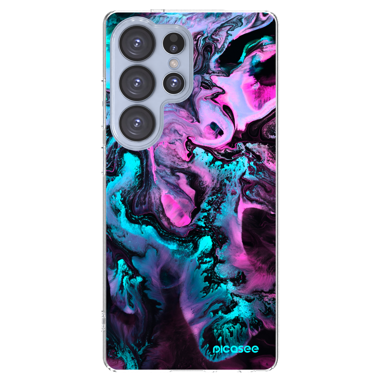 Picasee silikonski prozorni ovitek za Samsung Galaxy S25 Ultra 5G - Lean