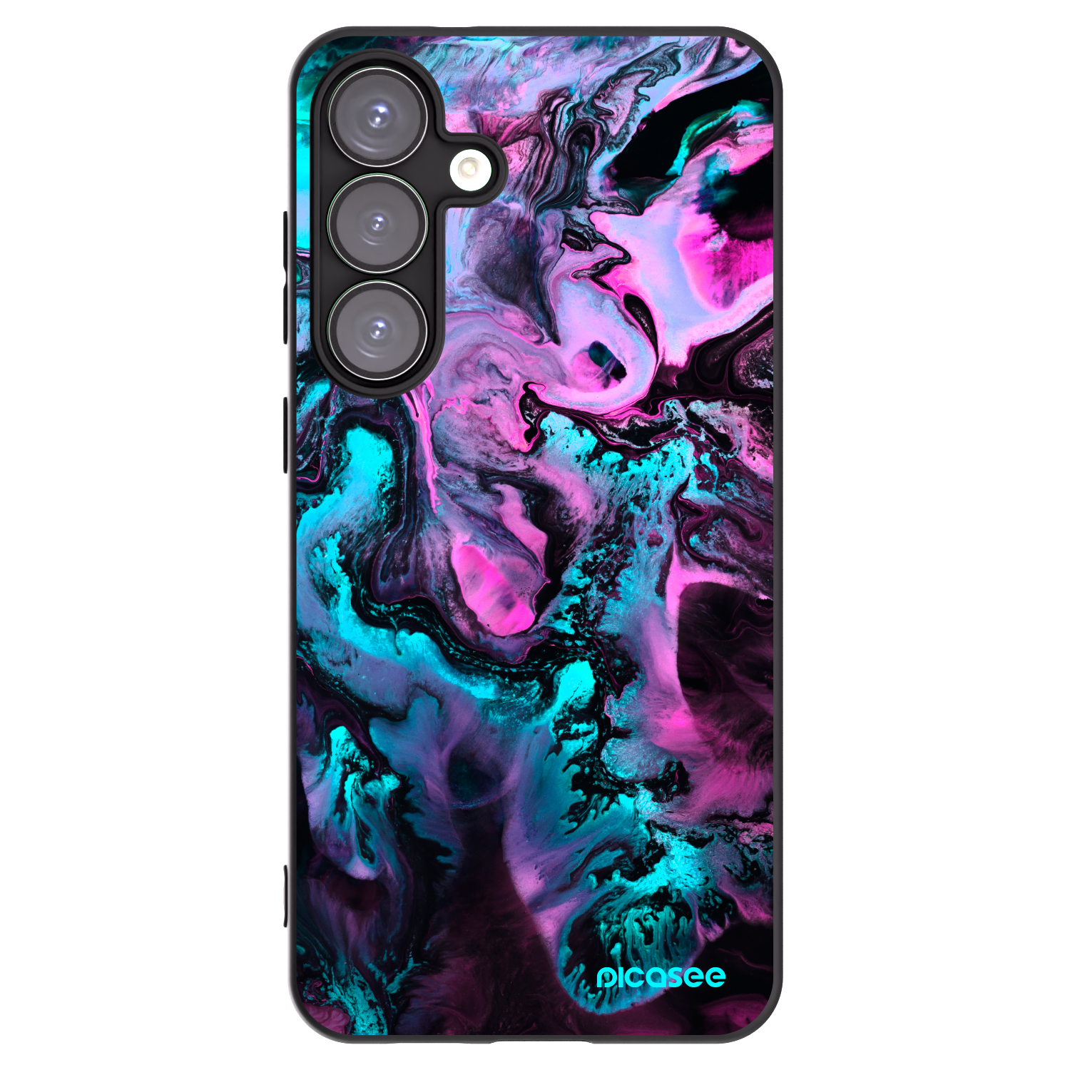 Picasee silikonski črni ovitek za Samsung Galaxy S25+ 5G - Lean