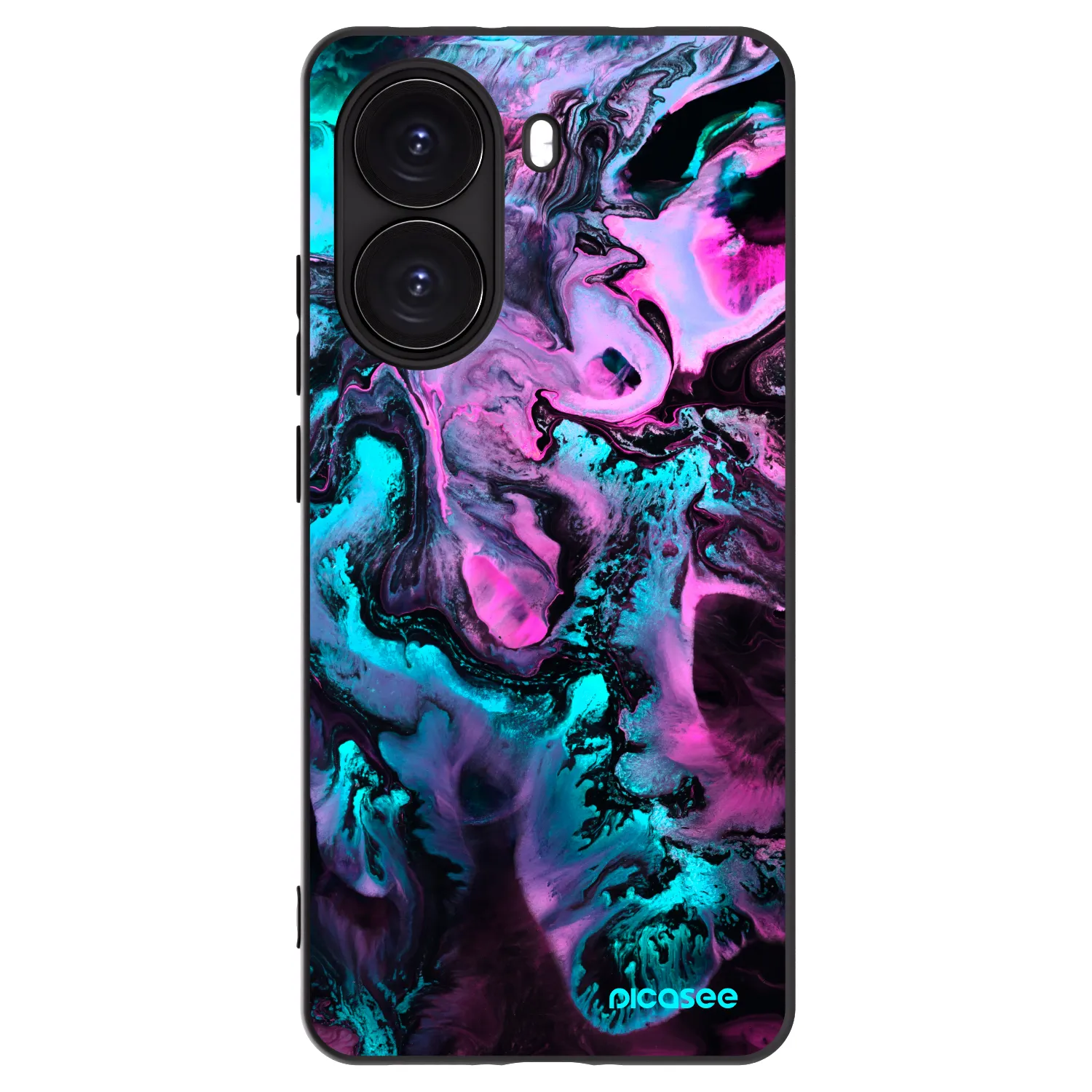 Picasee silikonski črni ovitek za Xiaomi Poco X7 Pro 5G - Lean