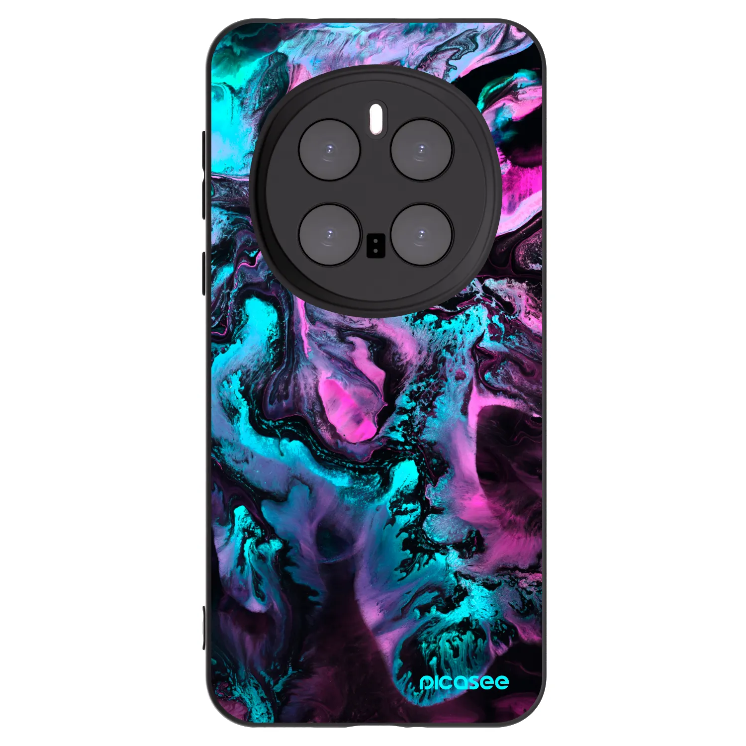Picasee silikonski črni ovitek za Honor Magic7 Pro 5G - Lean