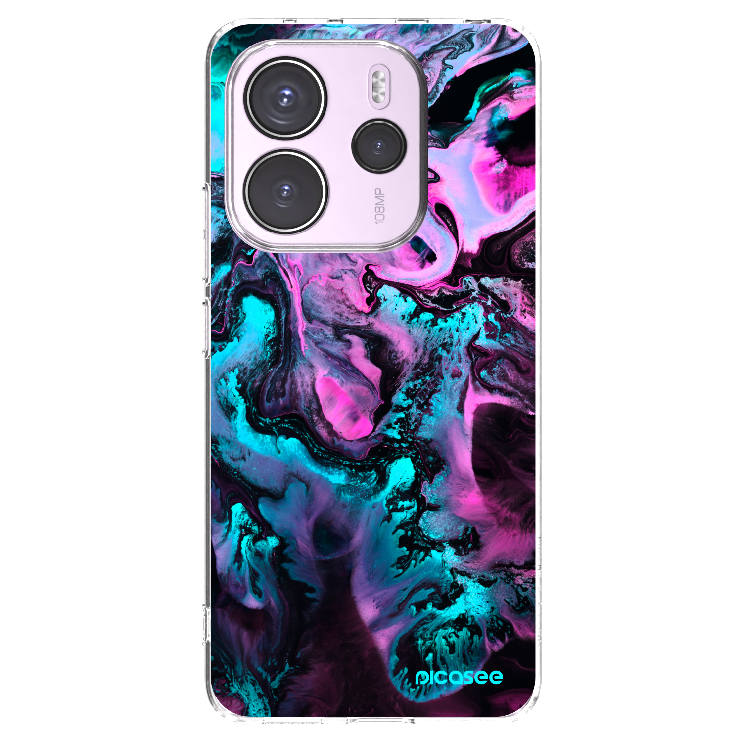 Picasee silikonski prozorni ovitek za Xiaomi Redmi Note 14 4G - Lean