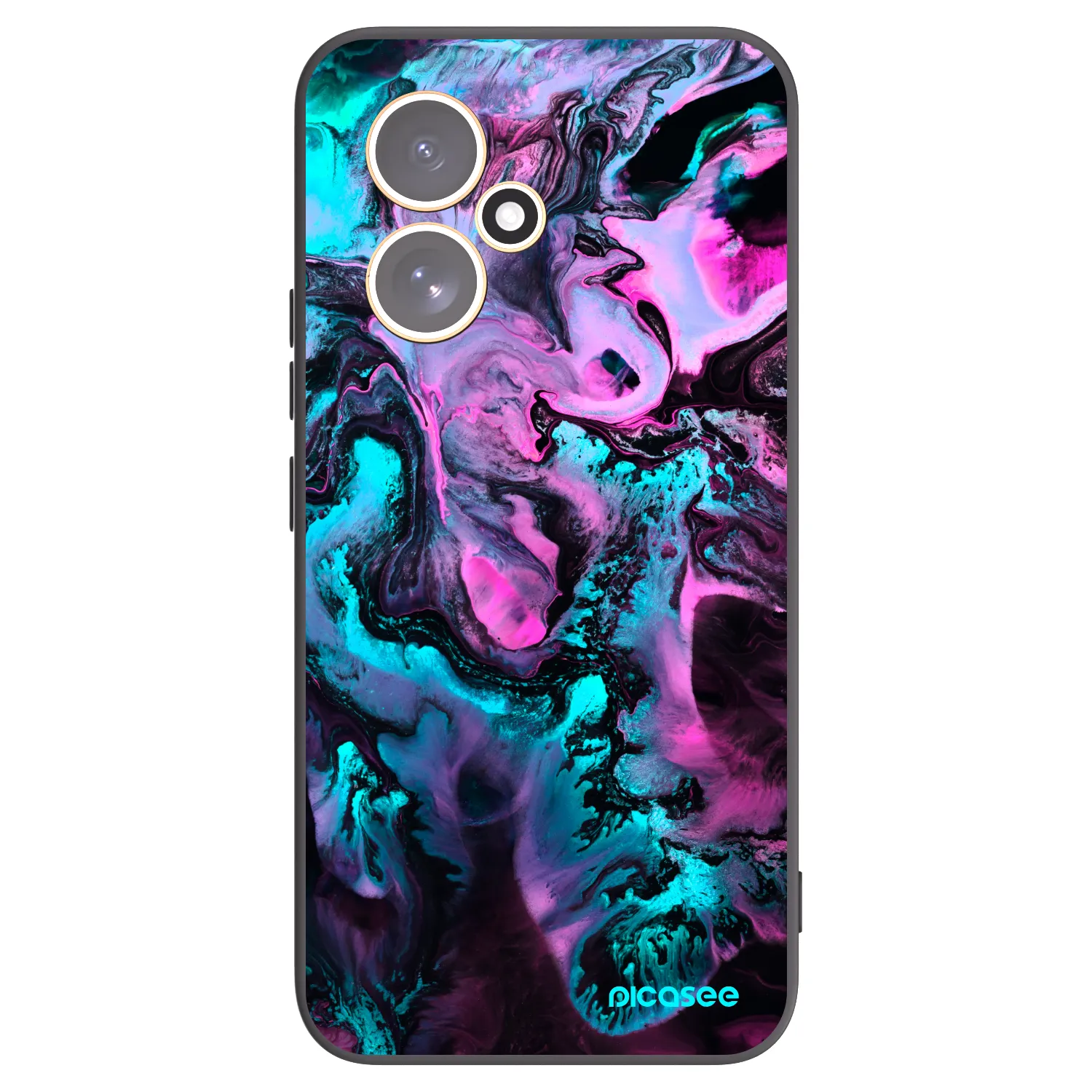 Picasee silikonski črni ovitek za Honor 400 5G - Lean