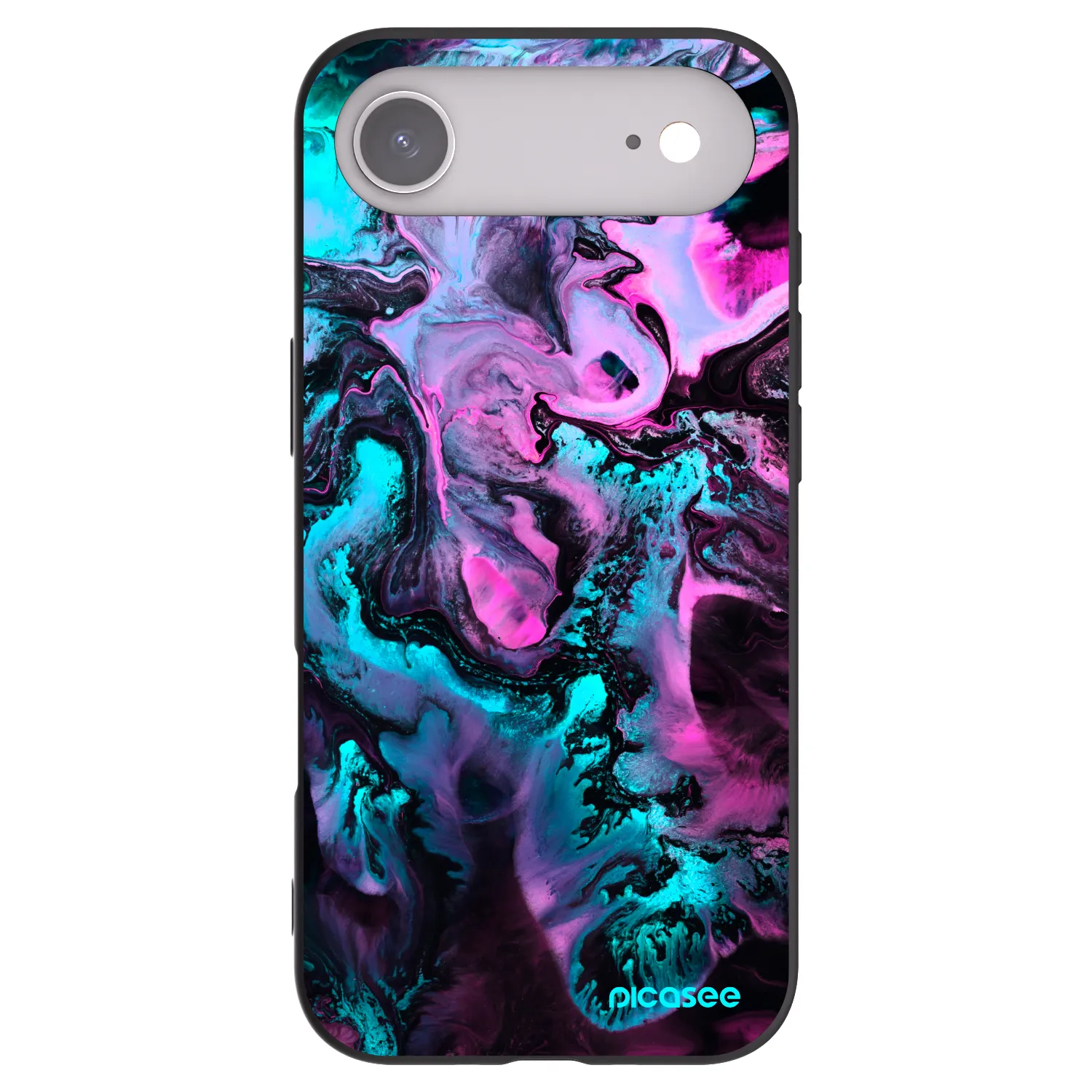 Picasee silikonski črni ovitek za Apple iPhone Air - Lean