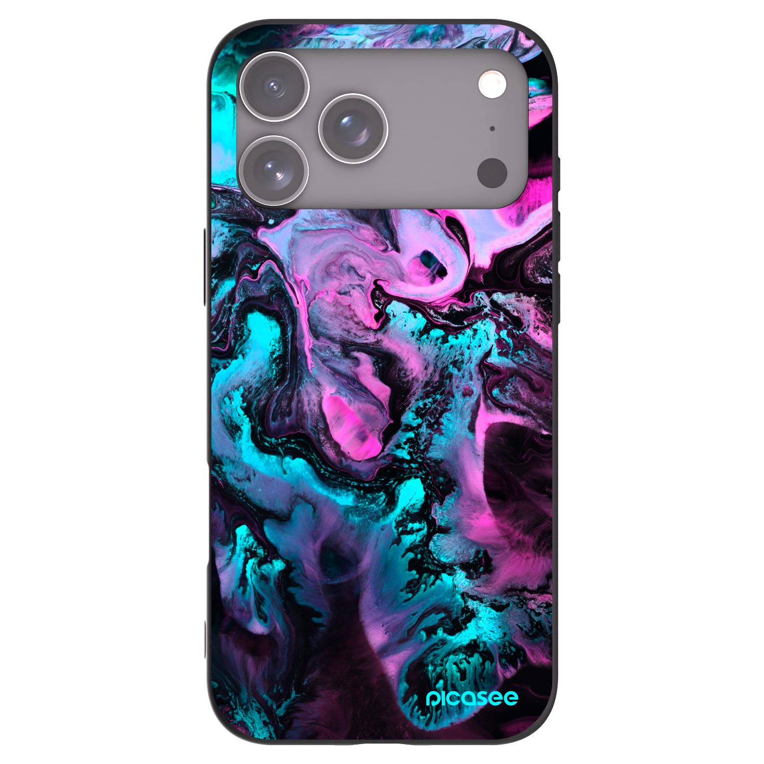 Picasee silikonski črni ovitek za Apple iPhone 17 Pro Max - Lean