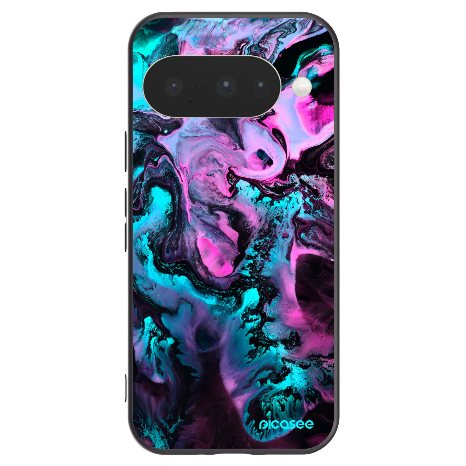 Picasee silikonski črni ovitek za Google Pixel 10 - Lean