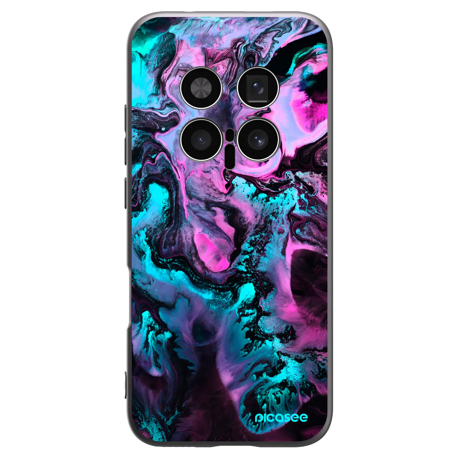Picasee silikonski črni ovitek za Honor Magic8 Pro 5G - Lean