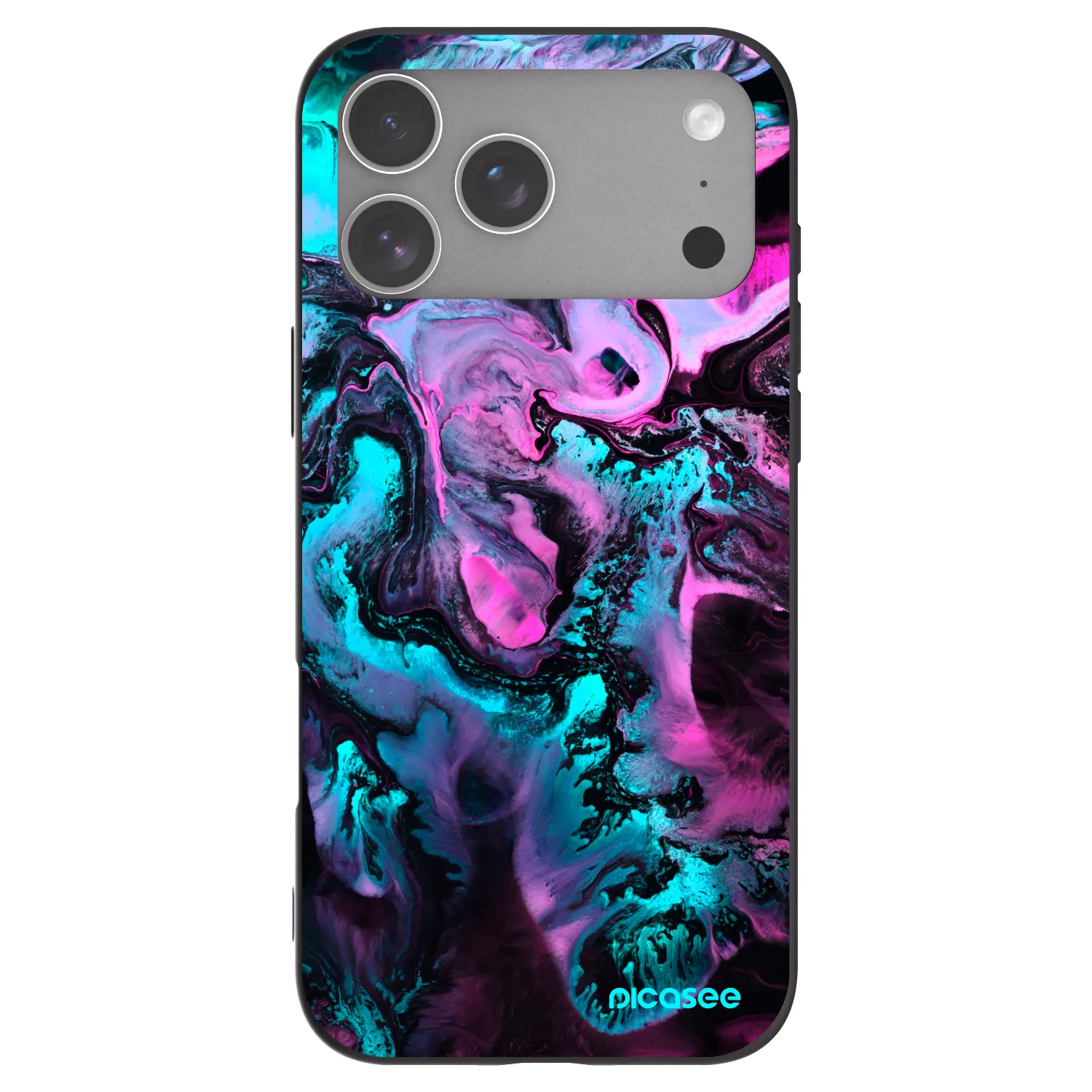 Picasee silikonski črni ovitek za Apple iPhone 18 Pro Max - Lean