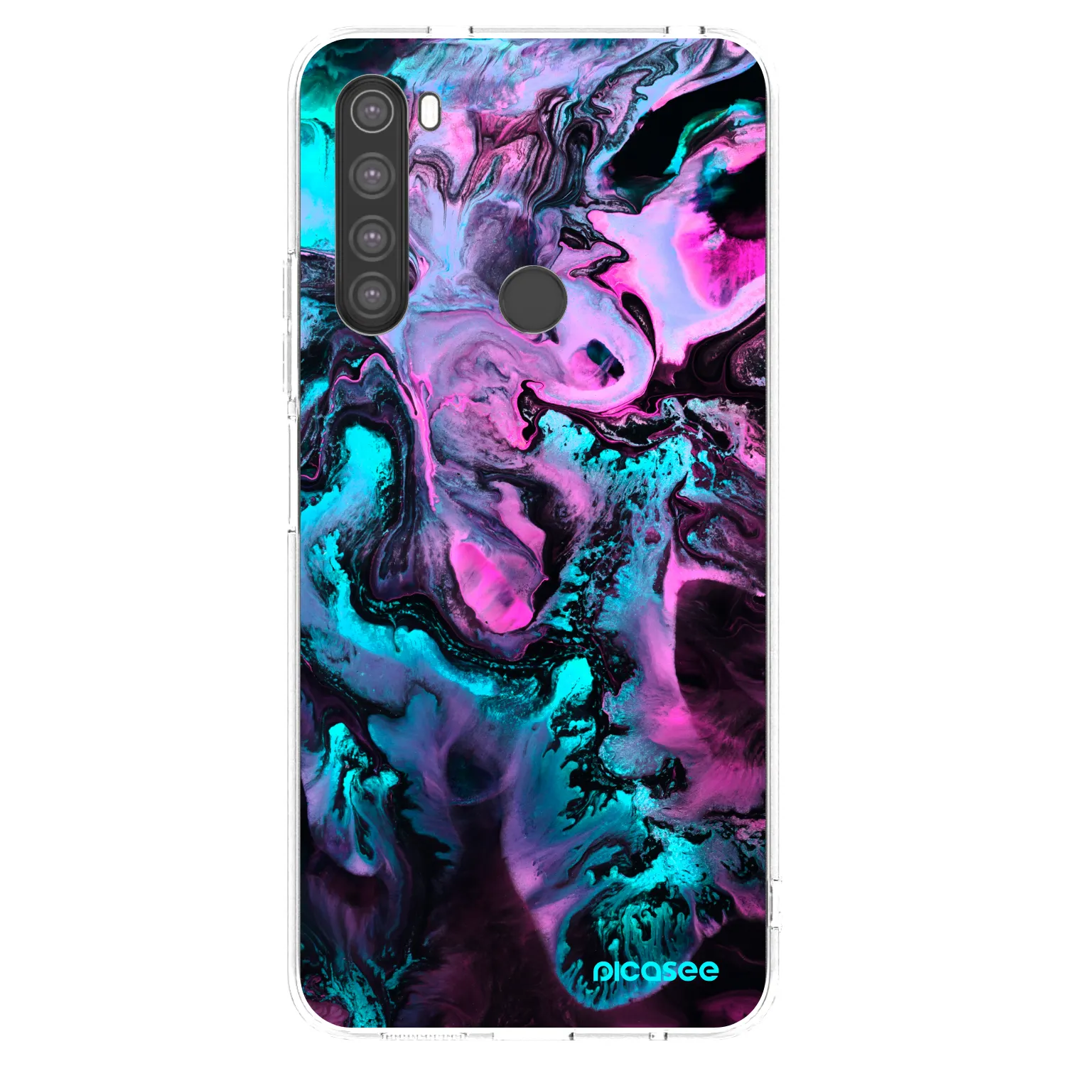 Picasee silikonski prozorni ovitek za Xiaomi Redmi Note 8 - Lean