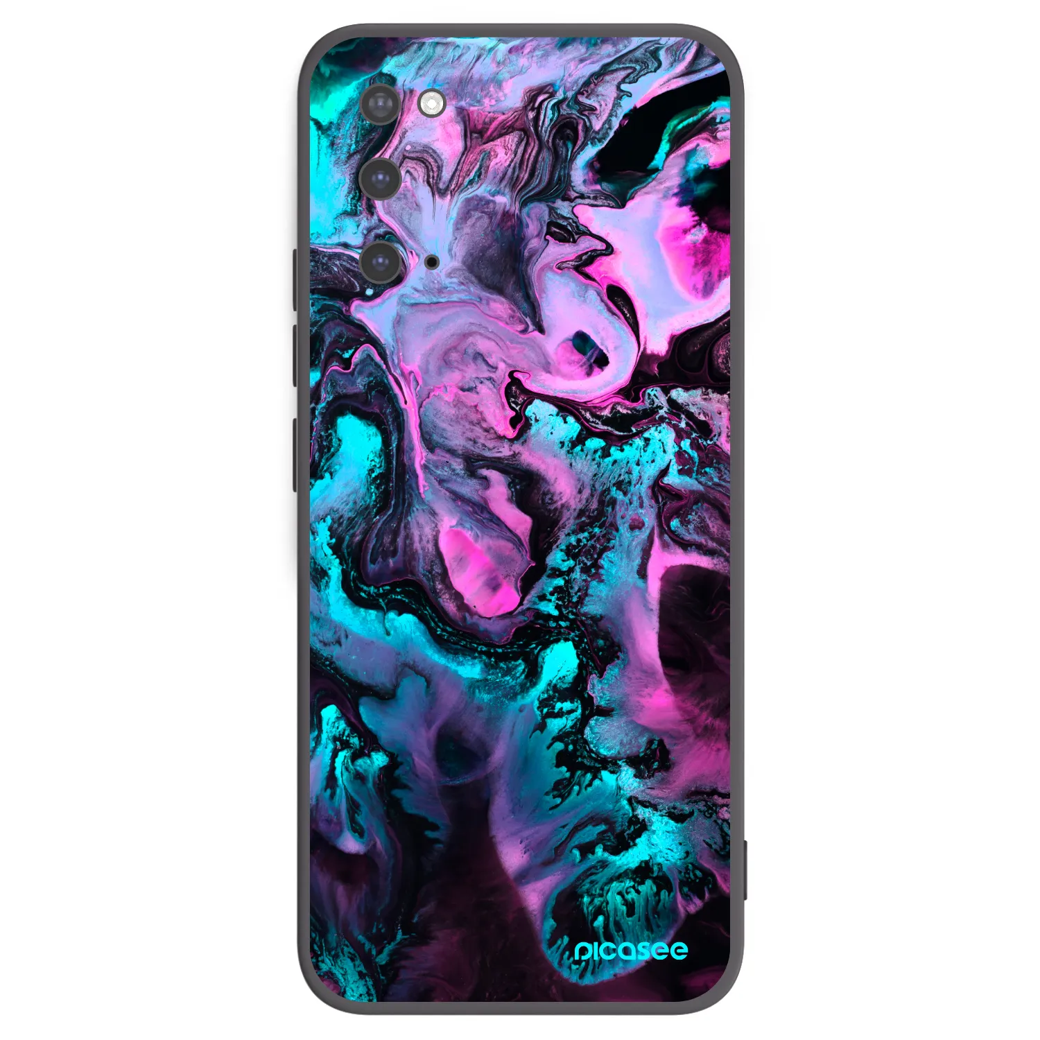 Picasee silikonski črni ovitek za Samsung Galaxy S20 G980F - Lean