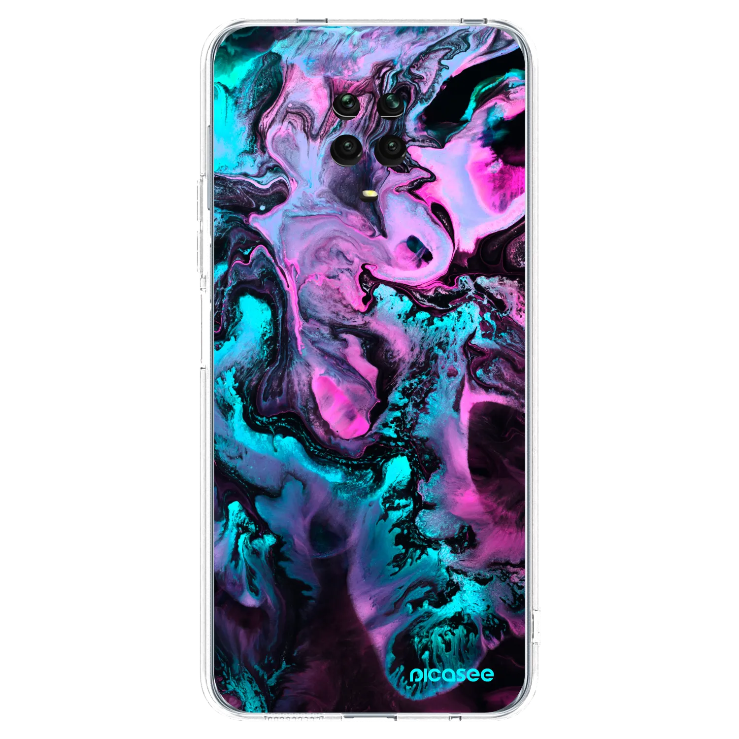 Picasee silikonski prozorni ovitek za Xiaomi Redmi Note 9 Pro - Lean