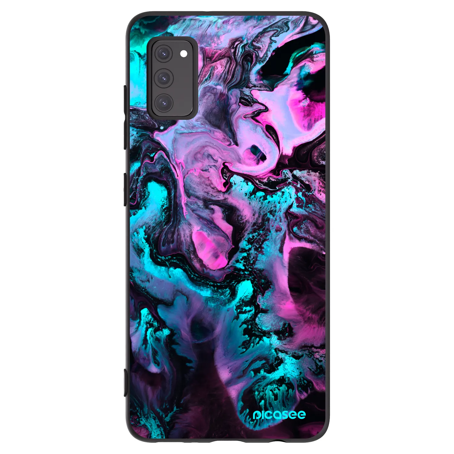 Picasee silikonski črni ovitek za Samsung Galaxy A41 A415F - Lean