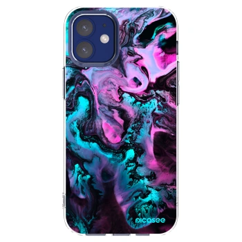 Picasee silikonski prozorni ovitek za Apple iPhone 12 mini - Lean