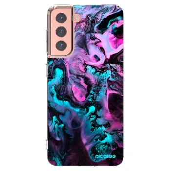 Picasee silikonski prozorni ovitek za Samsung Galaxy S21 5G G991B - Lean