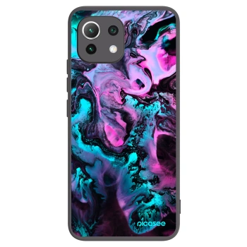 Picasee silikonski črni ovitek za Xiaomi 11 Lite 5G NE - Lean