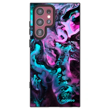 Picasee silikonski črni ovitek za Samsung Galaxy S22 Ultra 5G - Lean