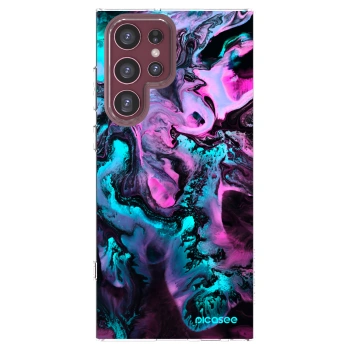 Picasee silikonski prozorni ovitek za Samsung Galaxy S22 Ultra 5G - Lean