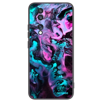 Picasee silikonski črni ovitek za Honor 70 - Lean