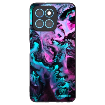 Picasee silikonski črni ovitek za Honor X8 5G - Lean