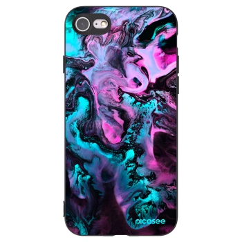 Picasee silikonski črni ovitek za Apple iPhone 8 - Lean