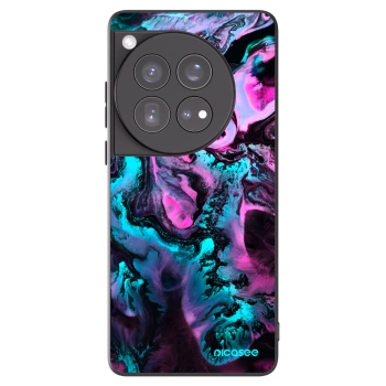 Picasee silikonski črni ovitek za OnePlus 12 5G - Lean