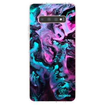 Picasee silikonski prozorni ovitek za Samsung Galaxy S10 Plus G975 - Lean