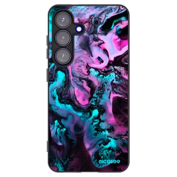 Picasee silikonski črni ovitek za Samsung Galaxy S25 5G - Lean