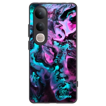 Picasee silikonski črni ovitek za Vivo V50 Lite 5G - Lean