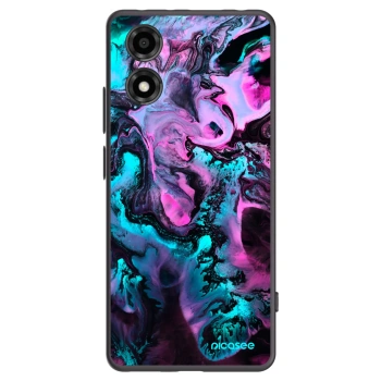 Picasee silikonski črni ovitek za Motorola Moto E14 - Lean