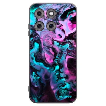 Picasee silikonski črni ovitek za Motorola Moto G77 - Lean
