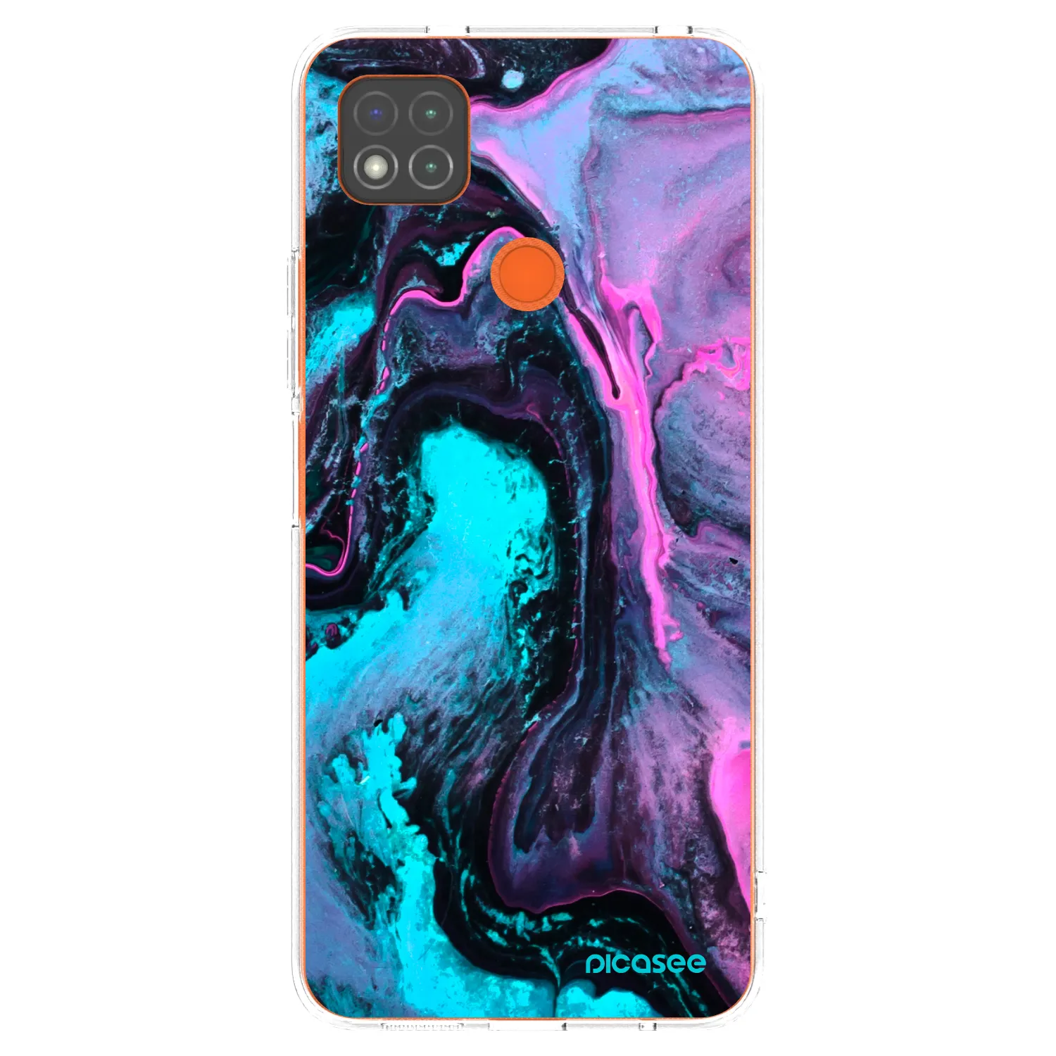 Picasee silikonski prozorni ovitek za Xiaomi Redmi 9C - Lean 2