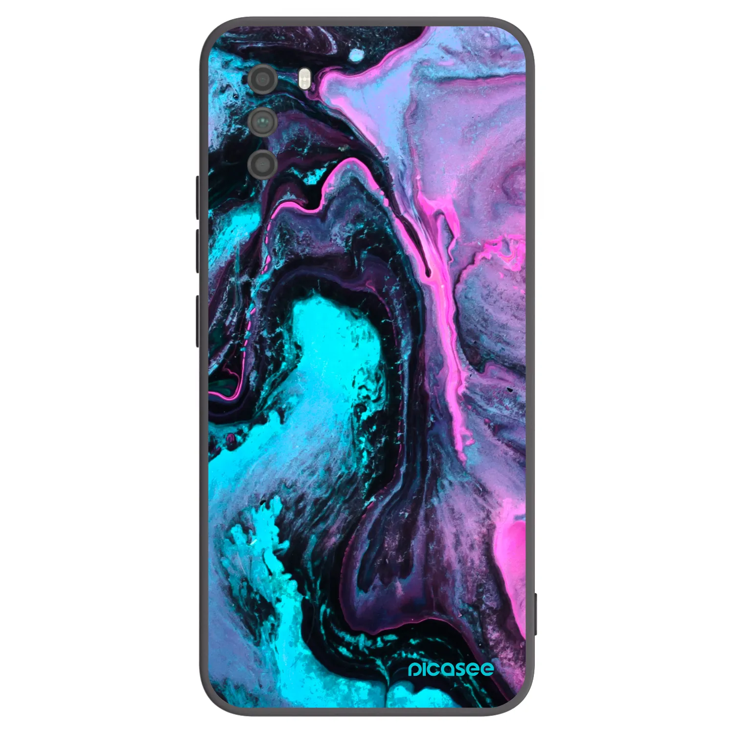 Picasee silikonski črni ovitek za Xiaomi Poco M3 - Lean 2