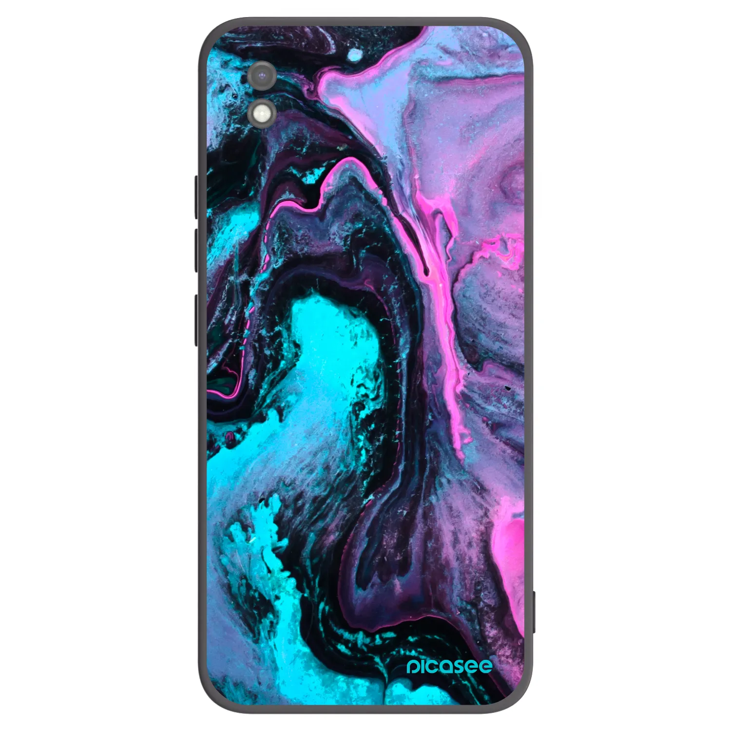 Picasee silikonski črni ovitek za Xiaomi Redmi 9AT - Lean 2
