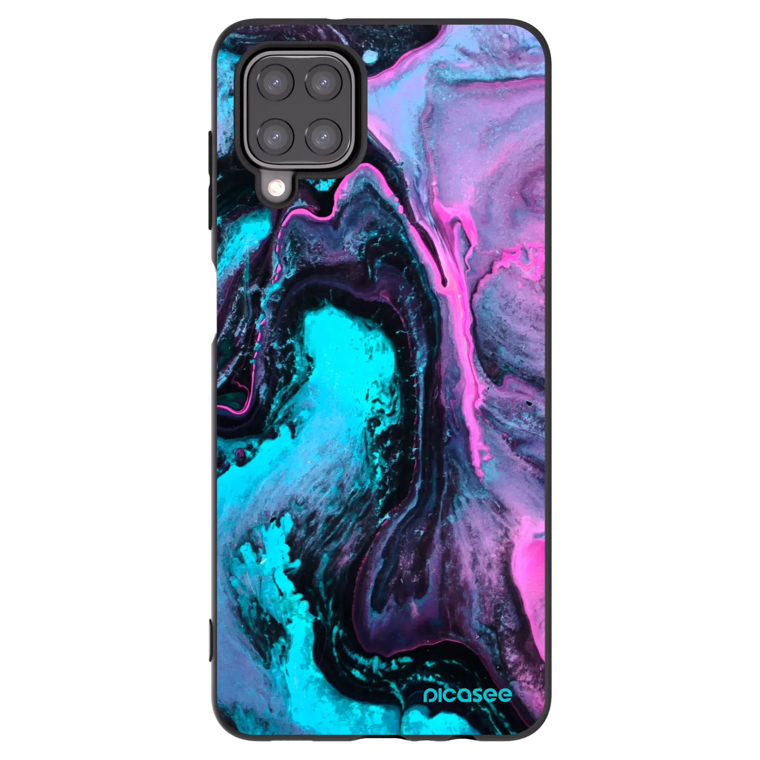 Picasee silikonski črni ovitek za Samsung Galaxy M12 M127F - Lean 2
